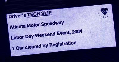 single car tech pass